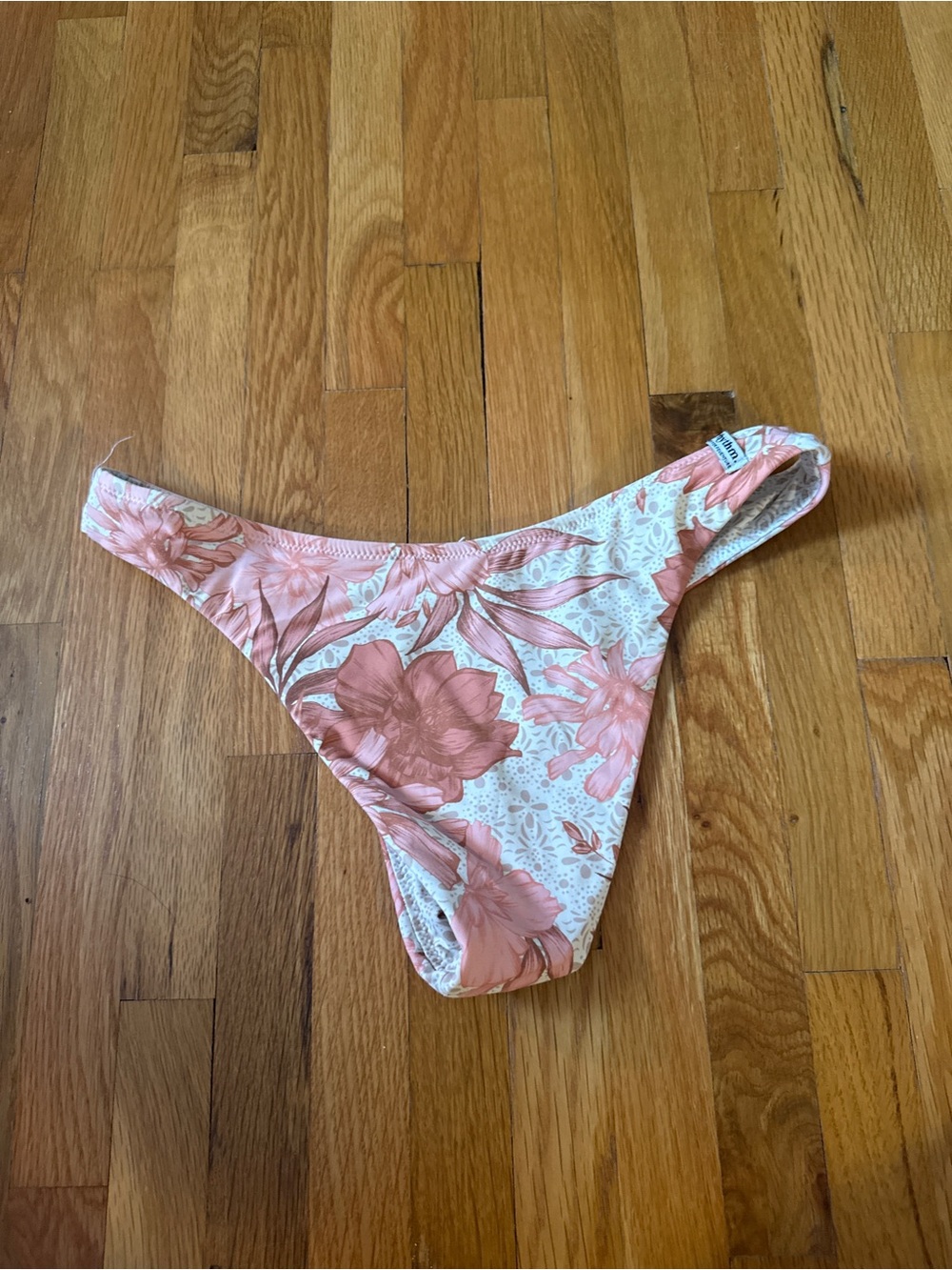 Floral Pink reverse able Bikini Bottoms